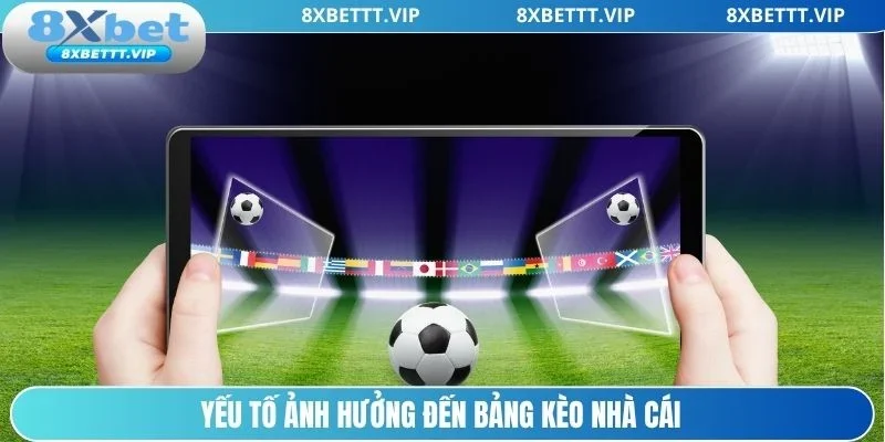 Những nhân tố tác động đến bảng kèo nhà cái